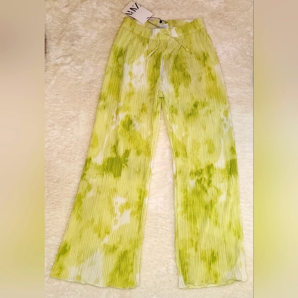 ZARA KIDS - Wide Leg Drawstring Pants - Picture 1 of 3